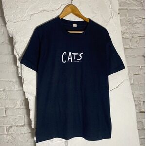 Vintage‎ Cats The Musical T Shirt Medium Black 1981 Theater Broadway